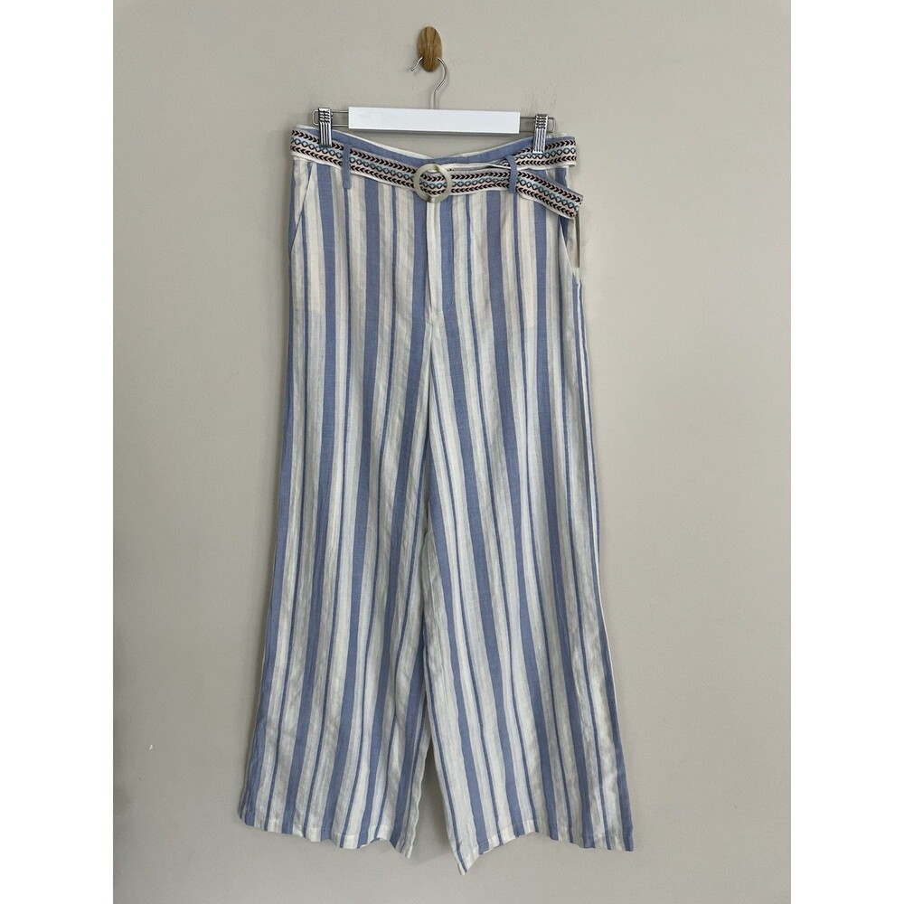 ett:twa By Anthropology Coastal Striped Pants NWT Size 6 - Picture 4 of 12